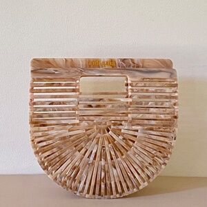 Cult Gaia Small Marbled Ark bag